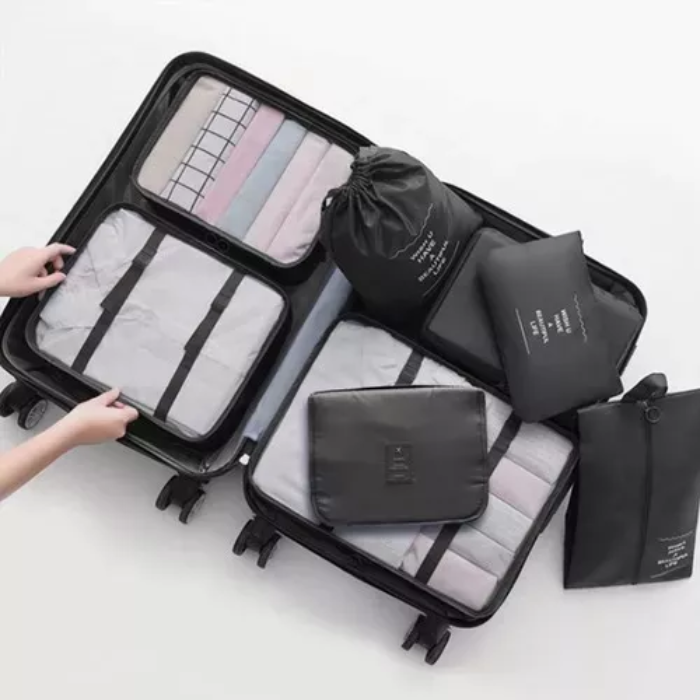 Kit organizador de viajes de 8 Unidades